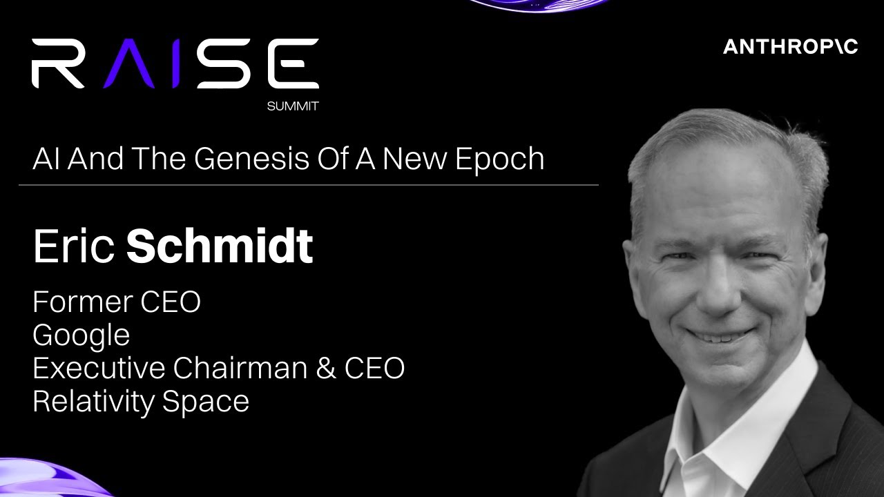 Eric Schmidt: AI and the Genesis of a New Epoch - AiFutures.institute